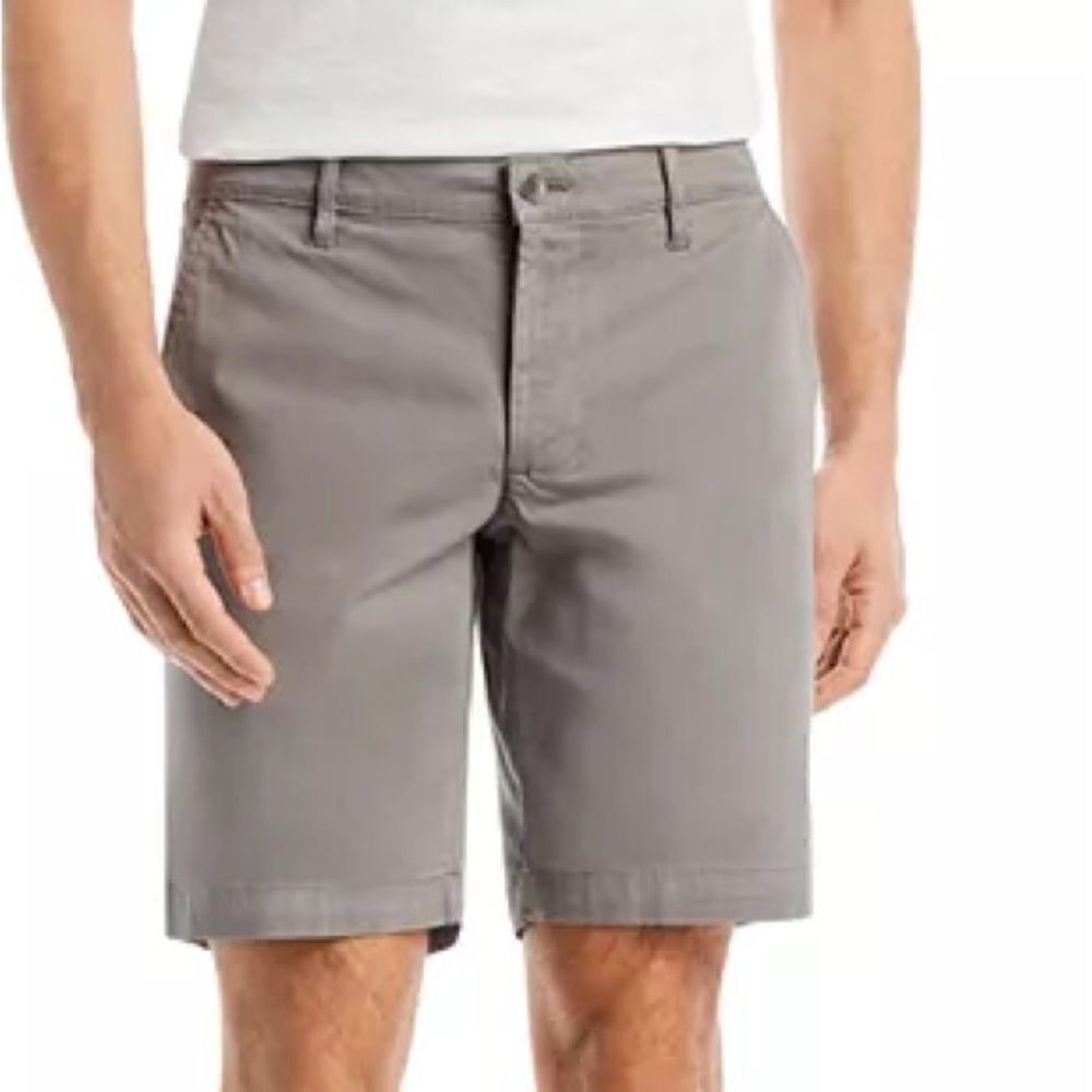 AG Los Angeles NWT Griffin 10" Cotton Blend Tailored Fit Shorts LightSterling 30 - Picture 1 of 9